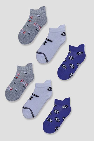 MEM SOCKS Детски безшевни чорапи тип „ботуши“, 6 броя