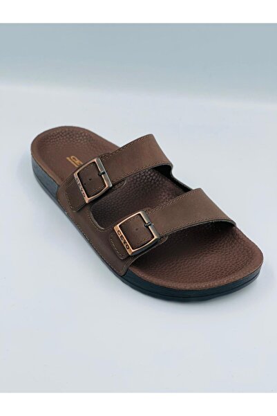 Ceyo Women's Bahama New Season New Product Brown Buckle Orthopedic Stylish Sl...