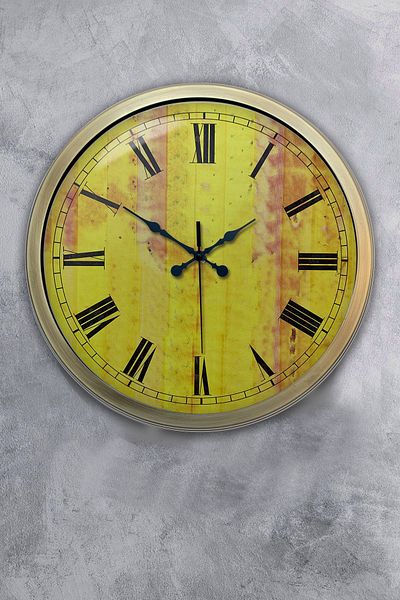 Kasva Concept 40 cm Antique Metal Vintage Design Wall Clock