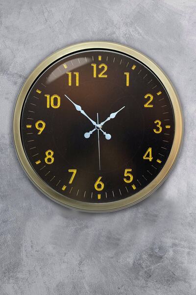 Dream Gift هدية ساعة حائط مكتبية معدنية عتيقة مقاس 40 سم