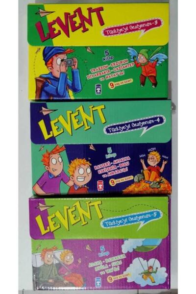 Timaş Çocuk Levent Türkiyeyı Gezıyorum 3 4 Ve 5.seti 3 Lü Set