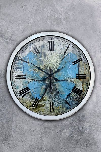 Kasva Concept Gift 40 cm White Metal 1 Day Wall Clock