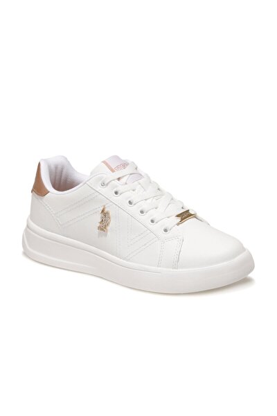 U.S. Polo Assn. Exxy Kadın Beyaz Sneaker Ayakkabı 100606373
