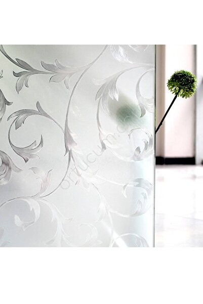 Örtücüm 45 Cm X 7 Metre Ev Ofis Duşakabin Için Statik Cam Filmi Buzlu Pencere...