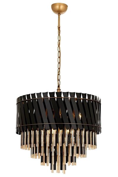 Avonni Avonnı Av-60354-60bsy Siyah/eskitme Boyalı/kaplama Modern Avize E27 Me...