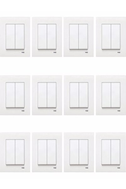VİKO Karre White Komitator 12 Pack Including Frame