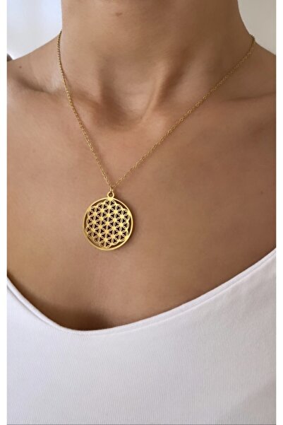 ABS Flower of Life Steel Necklace