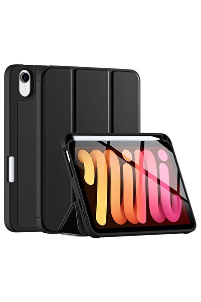 NovStrap Ipad Mini 6 Uyumlu Kılıf A2567 A2568 A2569 Premium Smart Mıknatıslı ...