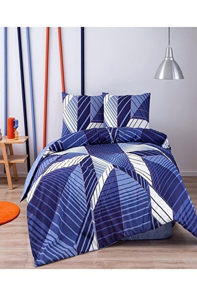 Taç طقم غطاء لحاف مزدوج من Ranforce Youth Fashion Silva باللون الأزرق الداكن