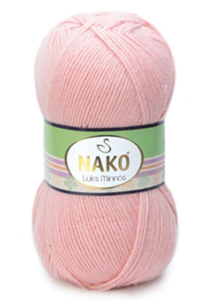 NAKO Lüks Minnoş 5408 Pudra | Yumuşak Bebe Ipi