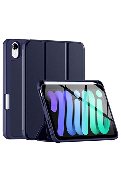 NovStrap Ipad Mini 6 Uyumlu Kılıf A2567 A2568 A2569 Premium Smart Mıknatıslı ...