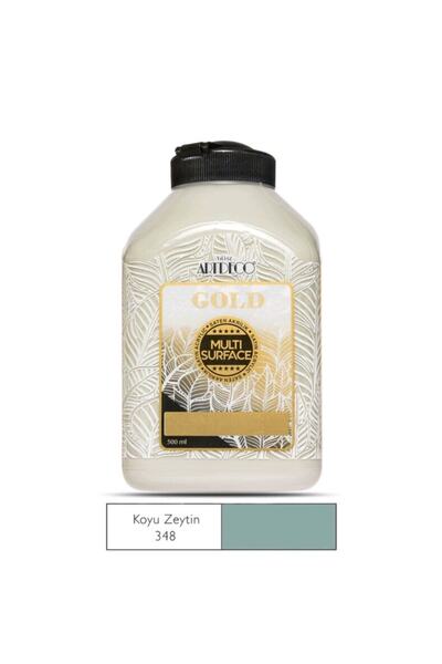 Artdeco Gold Multi-surface Akrilik Boya 500 ml Koyu Zeytin 348 P