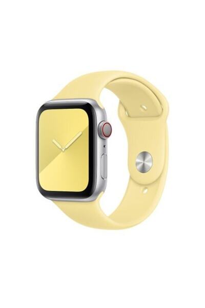 Mi7a Apple Watch Kordon 1 2 3 4 5 6 7 Se Seri 42 mm 44 mm 45mm Silikon Kordon Kayış