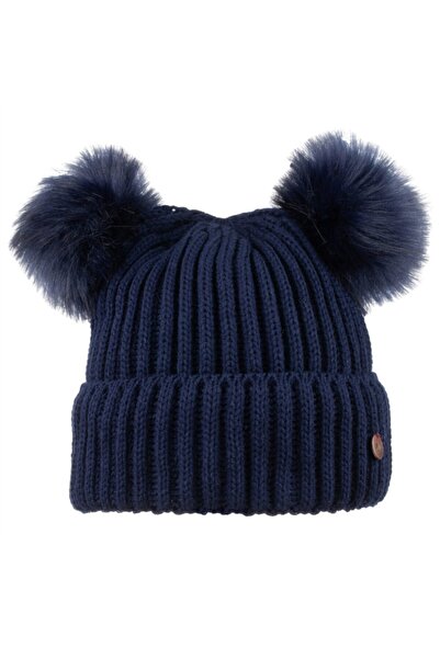 Kardelen Butik Denizli Жіноча шапка з двома помпонами