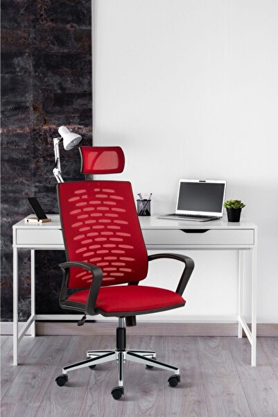 SERS MOBİLYA Panorama Ofis Fileli Yönetici Koltuğu Kır-viz-bşk