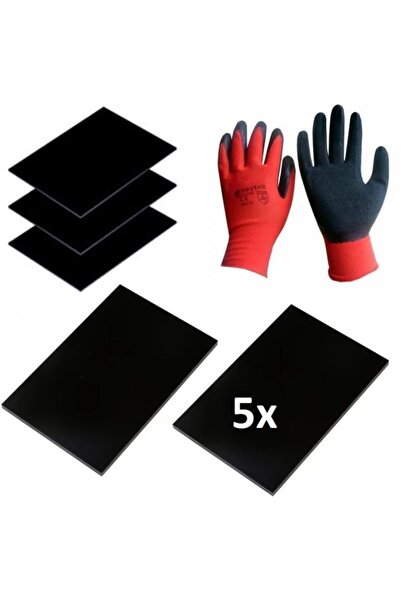 Depolife Kaynak 5 Adet Maske Camı Athermal Siyah Renk Starline 777 Model 11 c...