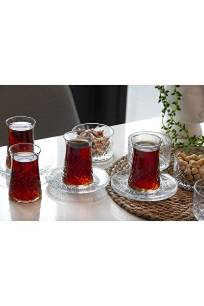 AYBABA STORE مجموعة أكواب الشاي والسرج الخالدة ومجموعة تقديم الحلوى للوجبات ا...