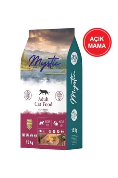 Mystic Gourmet Gurme Az Tahıllı Yetişkin Kedi Mama 1 Kg