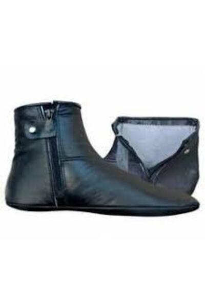 salarticaret Içi Miflonlu Mest Çorap Tek Fermuarlı Koyun Derisi