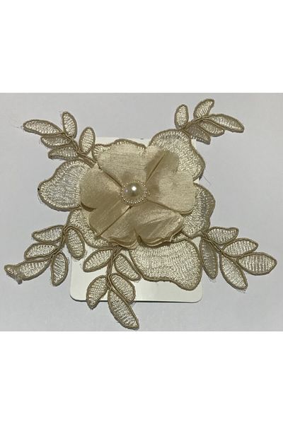 Öztürk Three-Dimensional Stone Wall Sconce. Color: Cappuccino