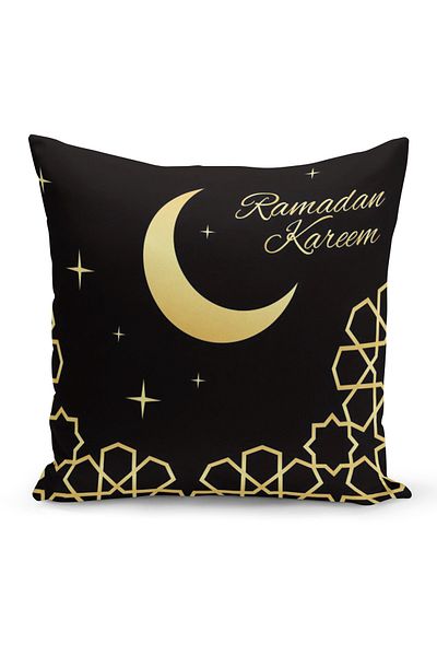 Filamente Husă de pernă cu model special Ramadan, imprimată digitală, pe două fețe