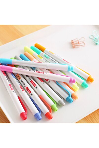 Dong-A Twinliner Soft Çift Uçlu Pastel Işaretleme Kalemi Blue Green No:52