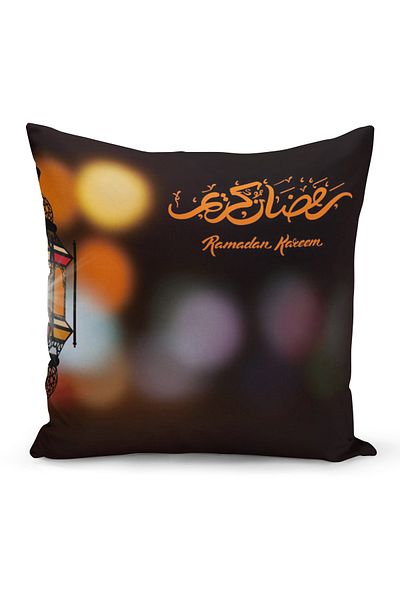Filamente Husă de pernă cu model special Ramadan, imprimată digitală, pe două fețe