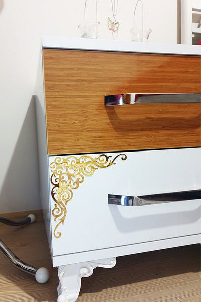 HYL Decor Colț Capac Oglindă Decor Colț Plexi