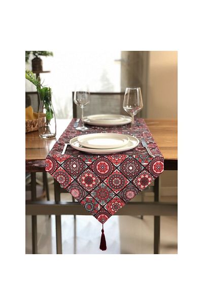 desen izmir Claret Red Ceramic Runner