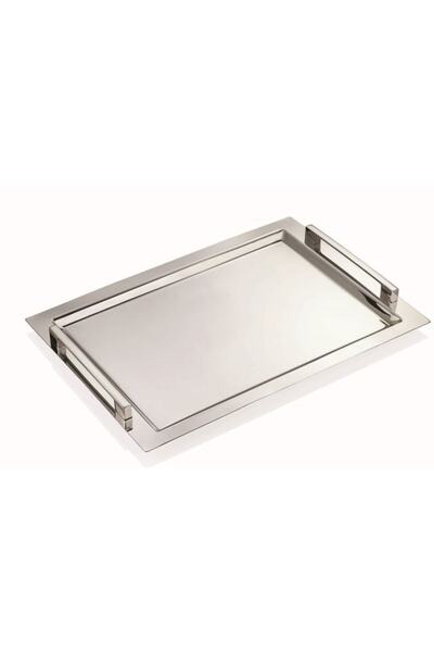 Tiamo صينية تقديم وشاي ميرا ستيل 31/47 سم