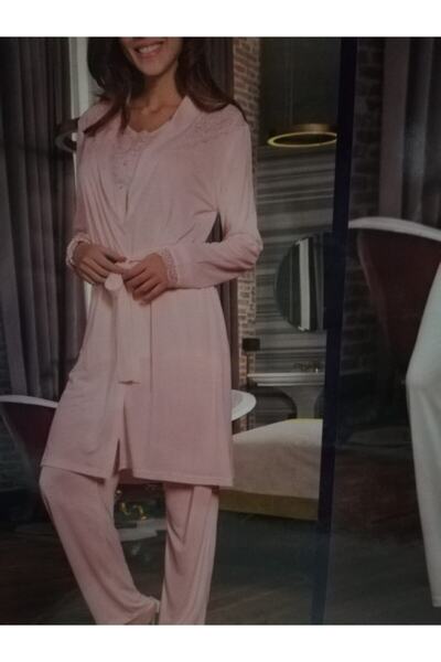 Yeni İnci Kadın 3 Lü Lohusa Ve Çeyiz Seti Pijama Takımı