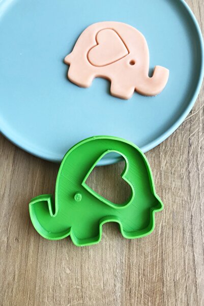 CESTOPİENO قالب كوكي على شكل قلب الفيل