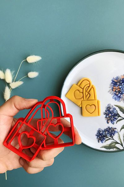 CESTOPİENO Lock Heart Cookie Mold