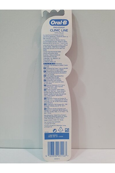 Oral-B Ortodontik Soft 35 Yumuşak Diş Fırçası Pro-expert Clınıck