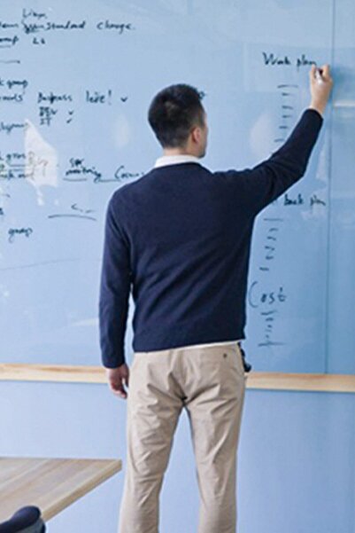 CNZ 2 Adet 100x100 Pratik Akıllı Şeffaf Kağıt Tahta + Doldurulabilir Silgili ...