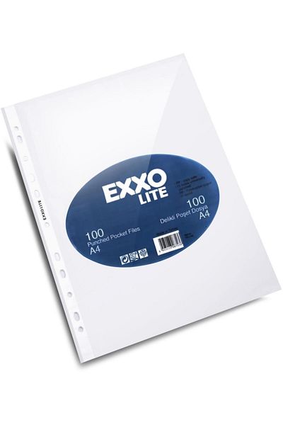 Exxo Lite A4 Bag File 3 Packs of 100