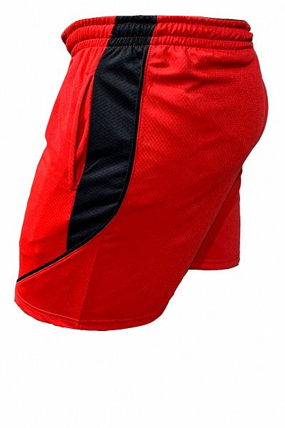 Fs Men's Casual Red Cardio Fitness Running Shorts