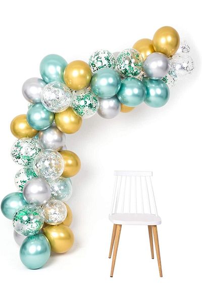 KBK MARKET Chrome Balloon Chain