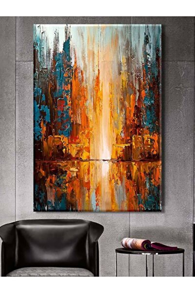 Voovart Soyut Dekoratif Kanvas Tablo - Voov1992