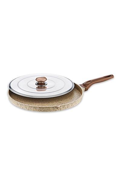 FMS Cast Iron Flatbread and Fish Pan 34cm Beige