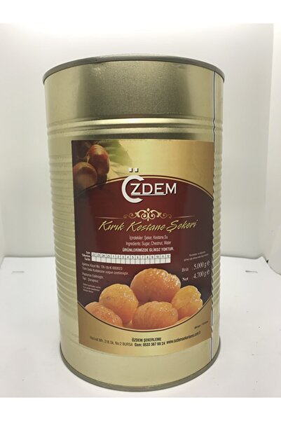 ÖZDEM ŞEKERLEME Kırık Kestane Şekeri 5kg