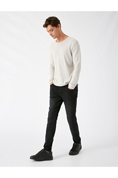 Koton Erkek Siyah Jeans 1KAM43157YD