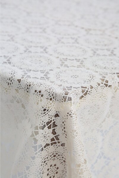 Aksu Mefruşat Şeffaf Kaplamalı Pvc Muşamba Leke Tutmaz,kolay Silinebilir Çiçe...