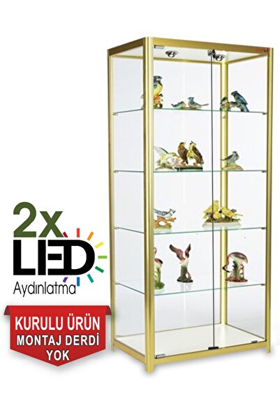 Medyanet Cam Vitrin Spotlu Kilitli Kurulu Ürün