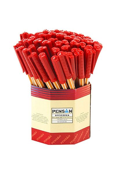 Gıpta Pensan 1010 Ballpoint Pen Red 60's