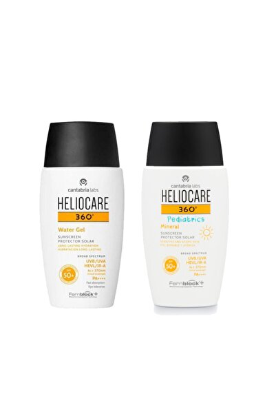 Heliocare 360 Water Gel Aile Güneş Bakım Seti | Water Gel & Mineral Çocuk Gün...