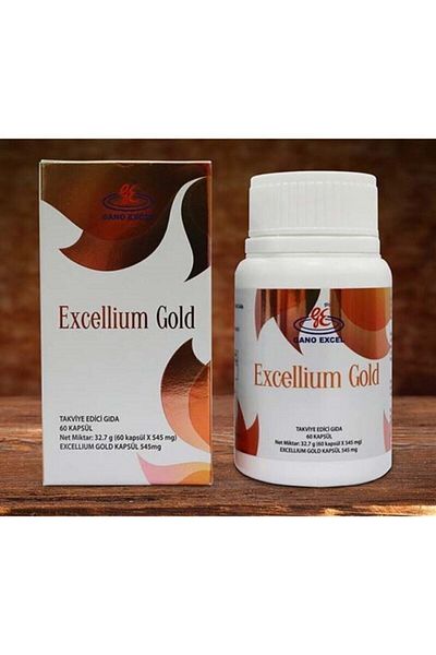 GanoExcel Gano Excell - Excellıum Gold - 60 Capsules X 545 Mg