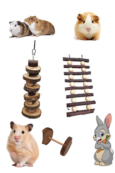 ATÖLYEMAVM Kemirgen Oyuncak Hamster-ginepig-tavşan