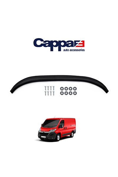 Cappafe Citroen Jumper Ön Tampon Lip Eki Karlık Akrilik (Abs) Piano Black 2014 Ve Sonrası