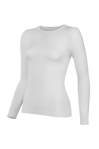 Yıldız Çamaşır Women's White Lycra Long Sleeve 3 Pack Bodysuit